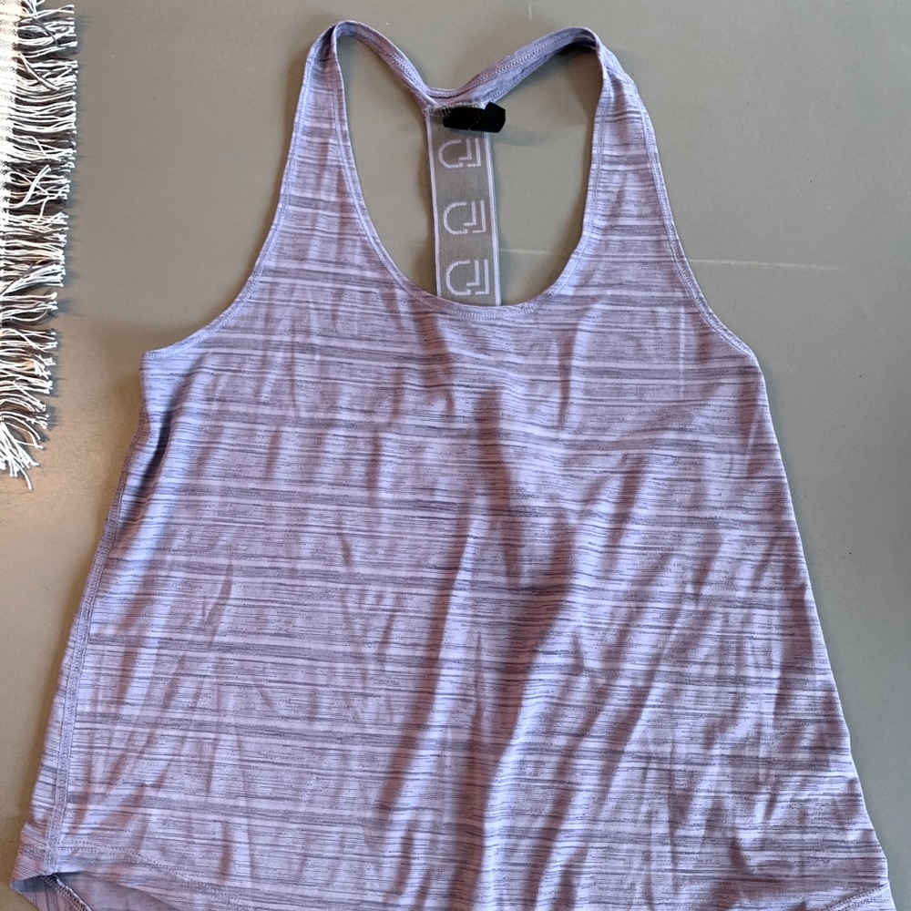 Purple workout tank
